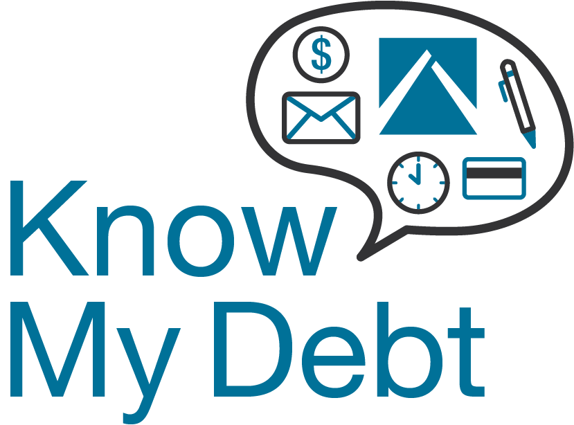 Know My Debt logo and link to site
